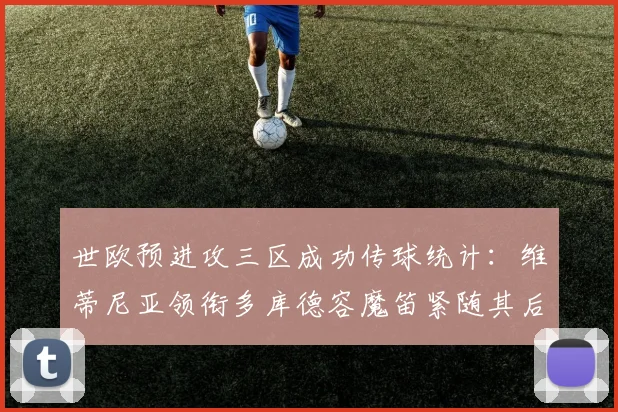 世欧预进攻三区成功传球统计：维蒂尼亚领衔多库德容魔笛紧随其后